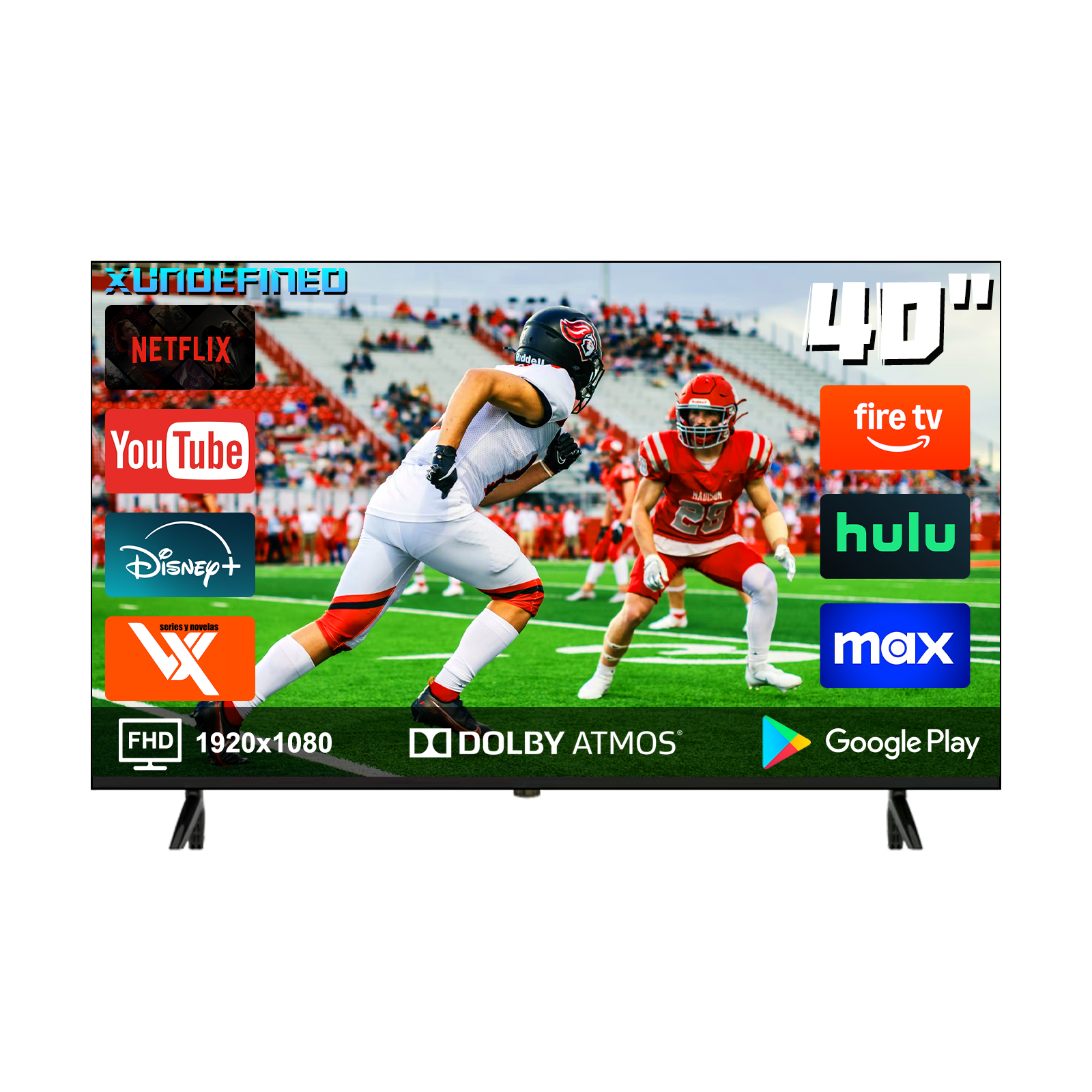 Pantalla Smart Tv Xundefined 40 Pulgadas Full Hd Dolby Wifi