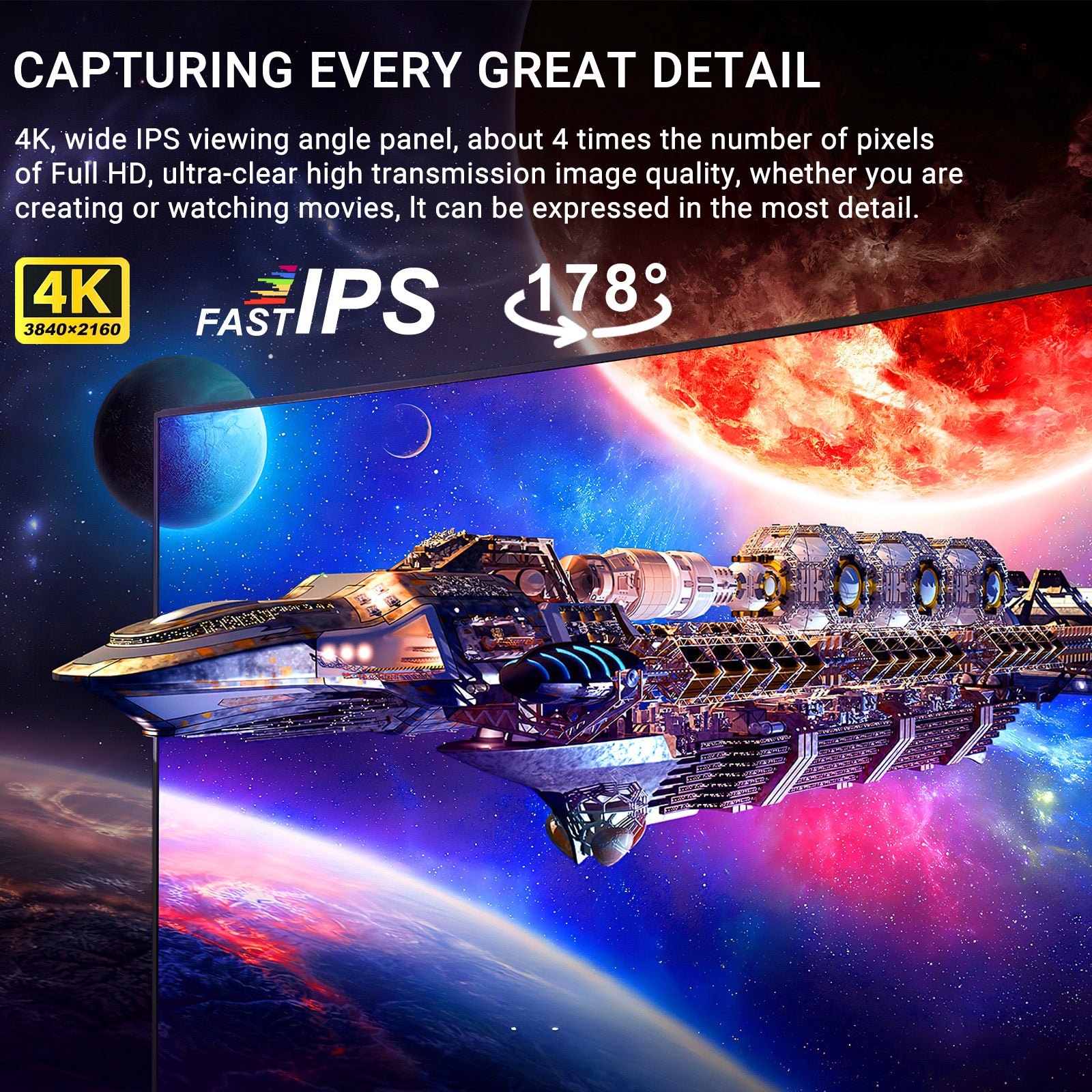 Monitor Gamer Xundefined 32'' 4k Uhd Diseño Edición Freesync