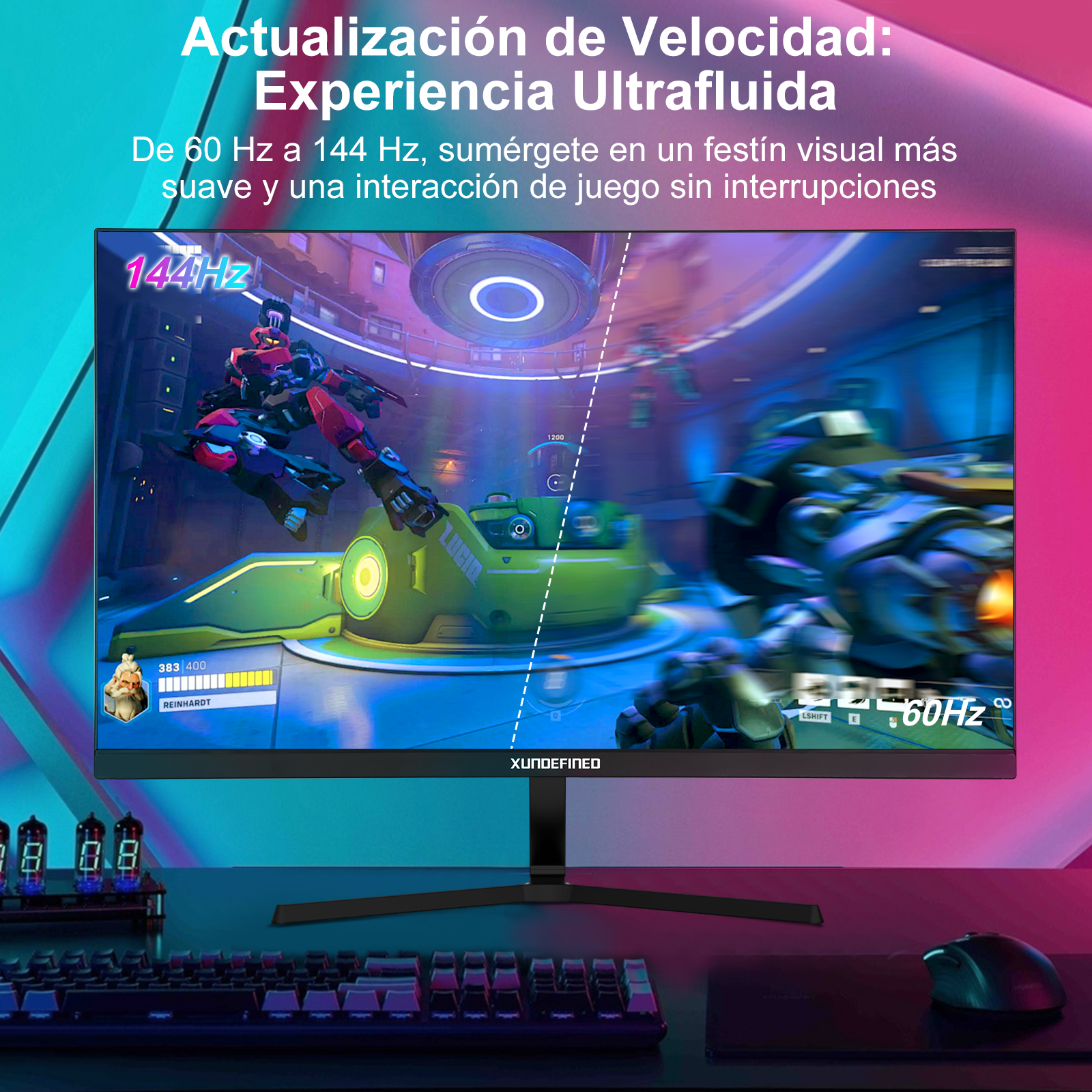 24 Zoll 75Hz xundefinierter Computermonitor Gamer-PC-Monitor