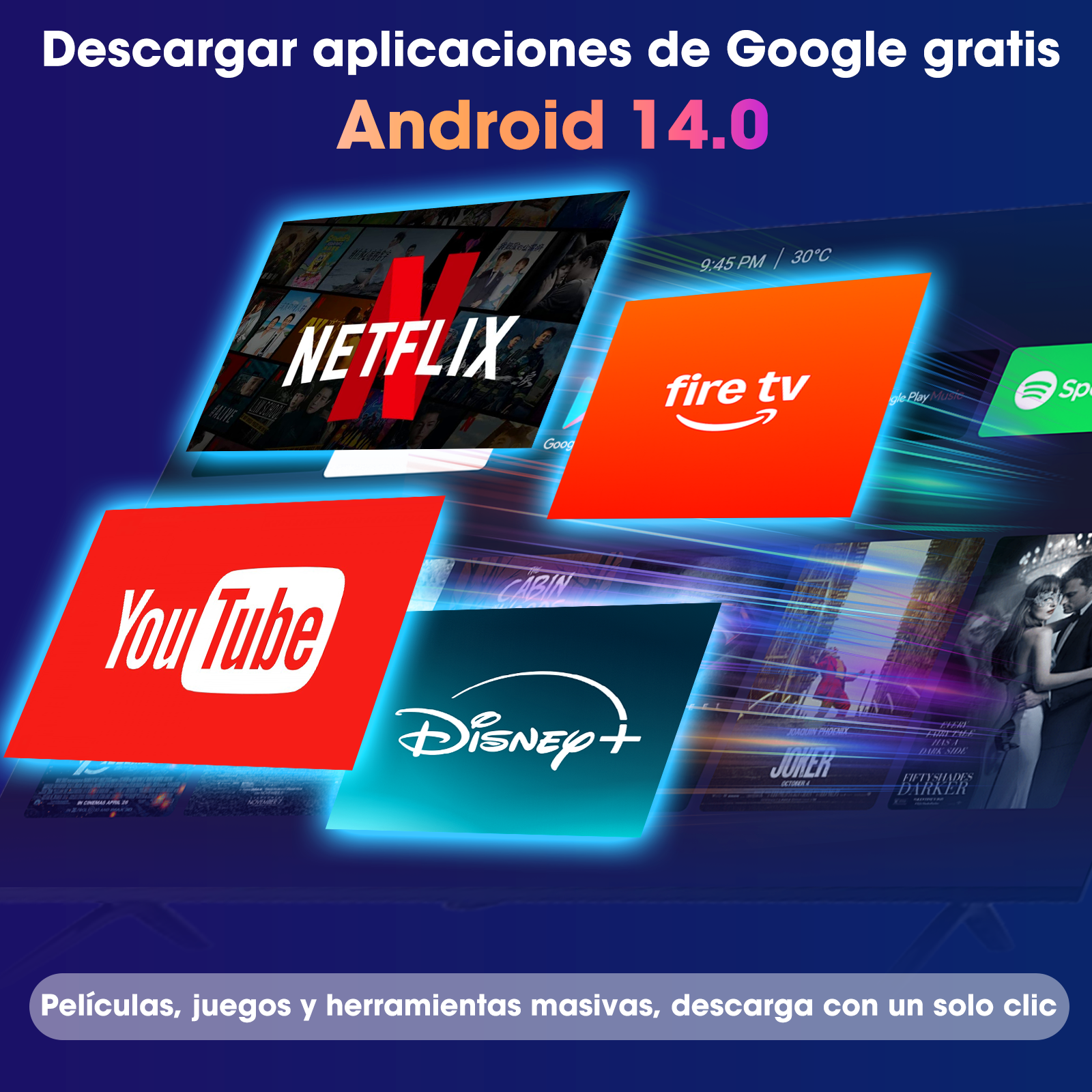 Pantalla Smart Tv Xundefined 40 Pulgadas Full Hd Dolby Wifi