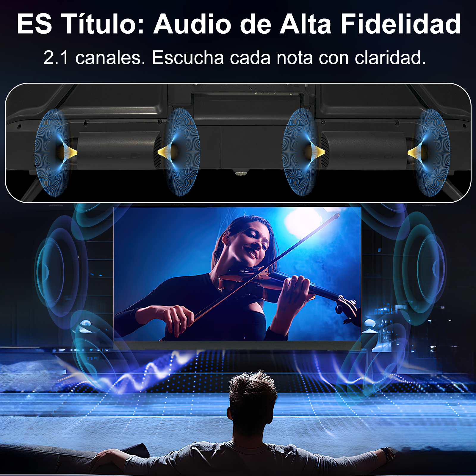 Pantalla Smart Tv Xndefined 50 Qled 4k WHALE OS Fluido con Sonido Potente Dolby Audio y Control por Voz en Español y Modo 2160p para PS5/Xbox