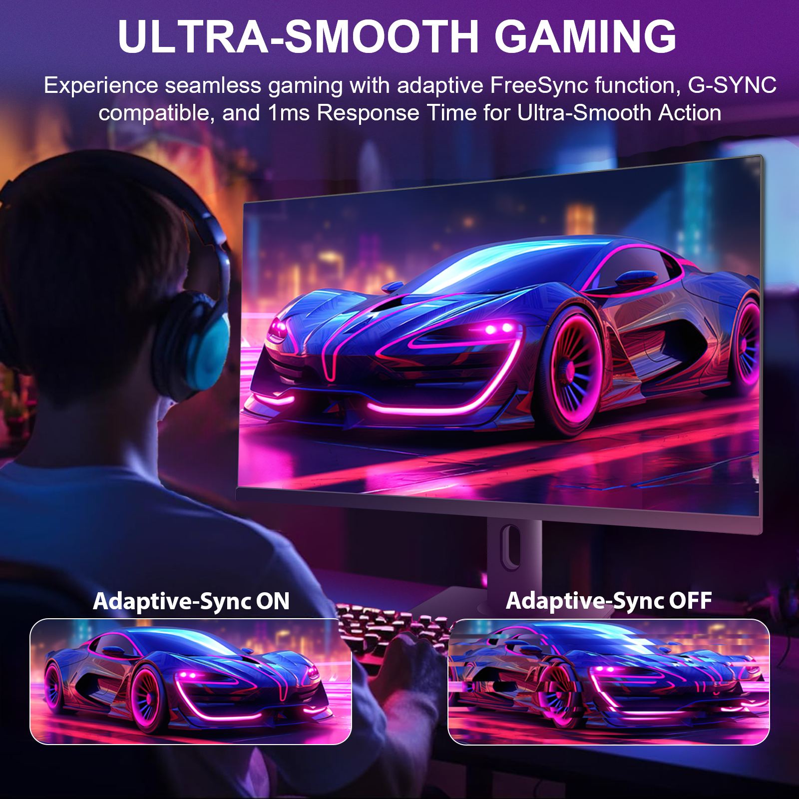 Monitor Gamer Xundefined 27 4k Uhd 144hz 3840*2160p y Fhd 288hz Dual Mode 10BIT Altavoces Base Ajustable Compatible Xbox PS 2160P Pivot Pantalla Gaming y Oficina