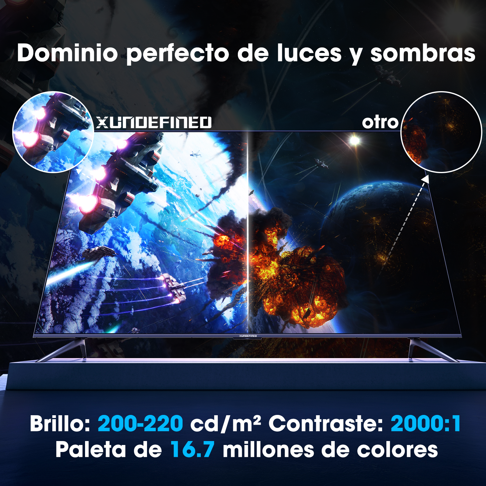 Pantalla Smart Tv Xundefined 40 Pulgadas Full Hd Dolby Wifi