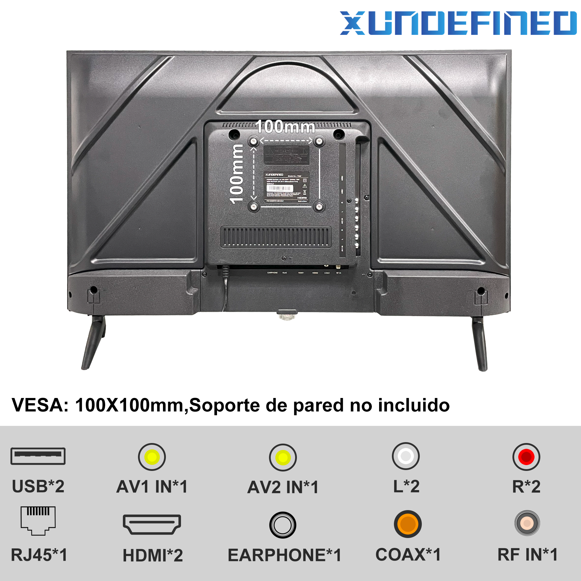 Pantalla Smart Tv Xundefined 40 Pulgadas Full Hd Dolby Wifi