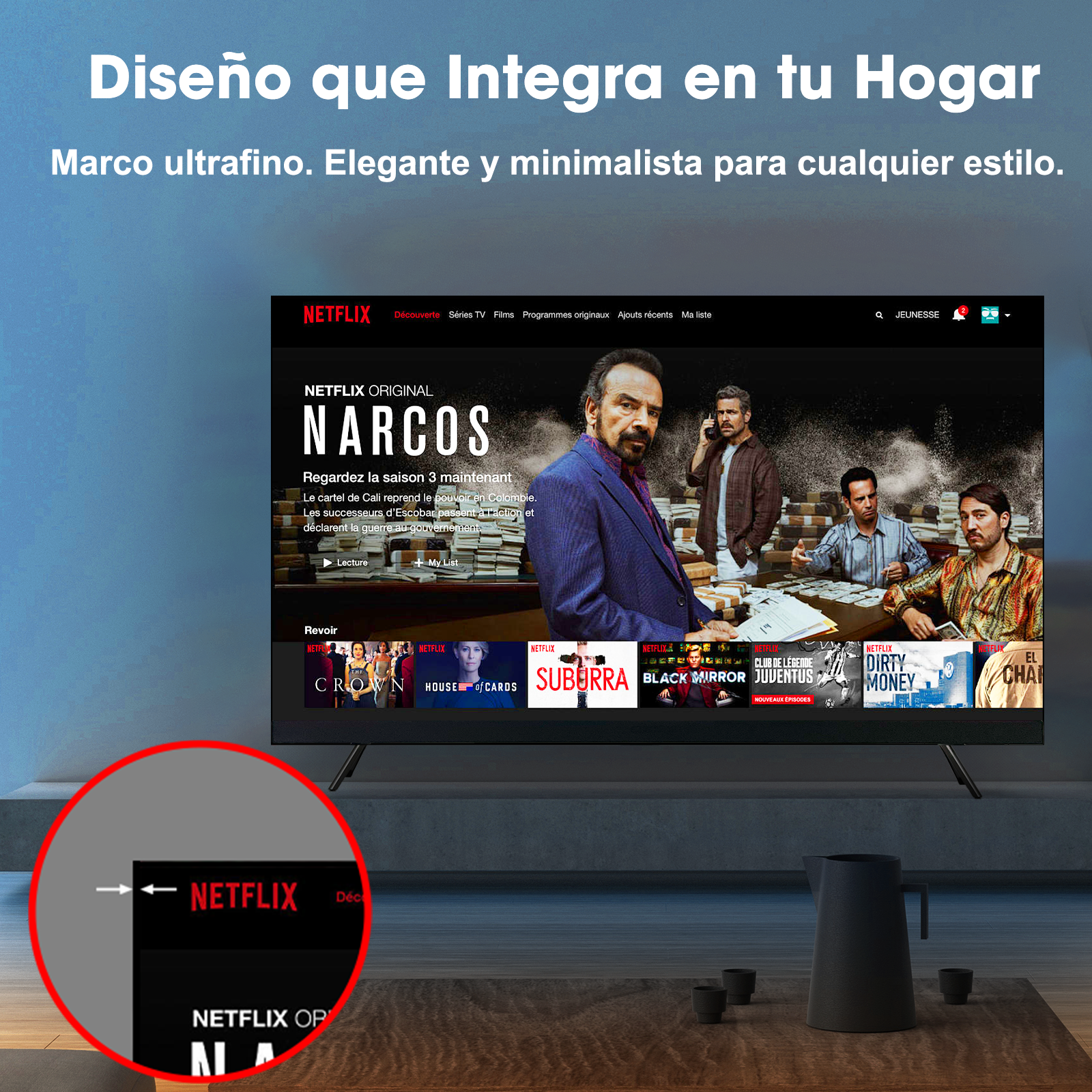 Pantalla Smart Tv Xndefined 50 Qled 4k WHALE OS Fluido con Sonido Potente Dolby Audio y Control por Voz en Español y Modo 2160p para PS5/Xbox