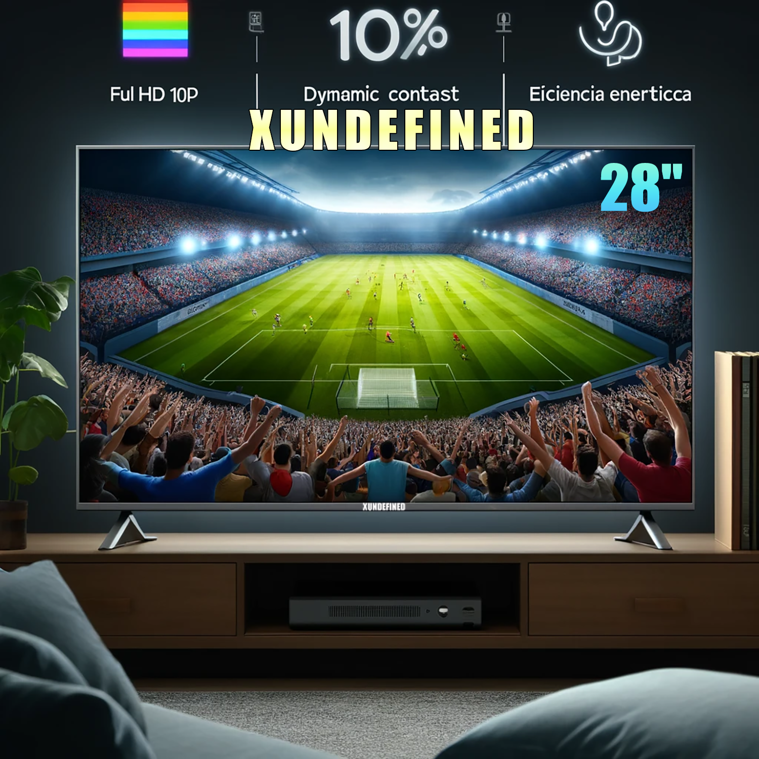 Pantalla Xundefined Smart Tv 28 Pulgadas Android Dolby Hdr