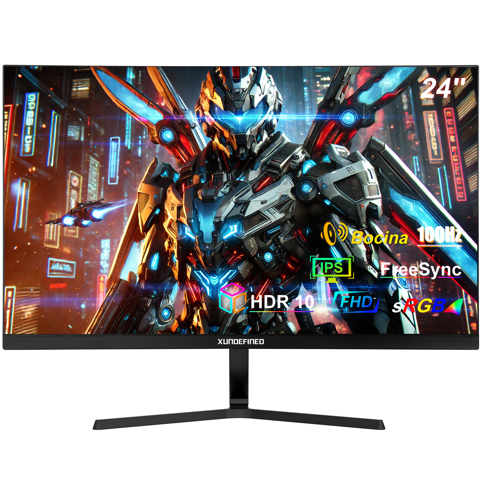 24 inches xundefined Monitor, 1k IPS 100HZ, sRGB Color Gamut Ultrawide Monitors (1920x1080p)