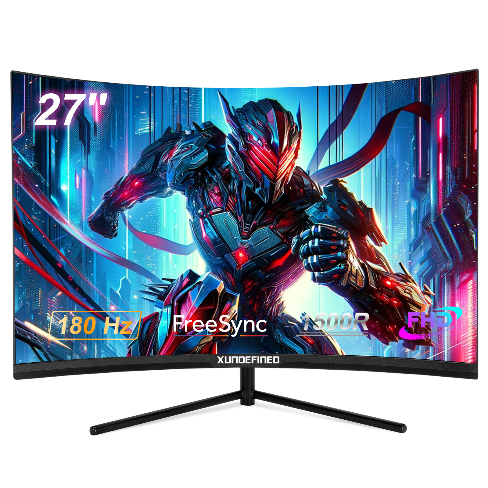 27 inches 1080P 180HZ 1500R Ultrawide Monitors，xundefined curved monitor equipped with high resolution