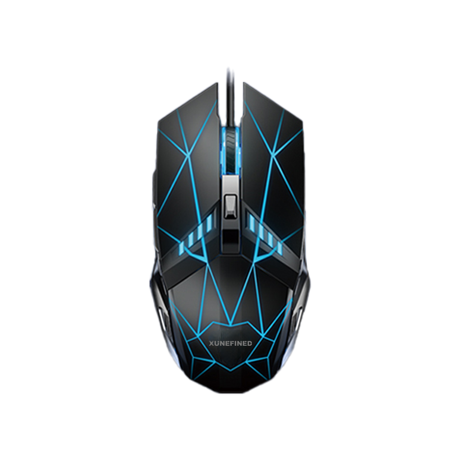 xundefined computer wired gaming mouse with light laser mouse silent cool 1.8m