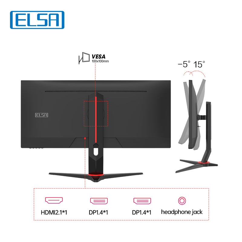 30 inches Elsa computer gamer monitor 30G1P Auto game 2560*1080 200hz high resolution