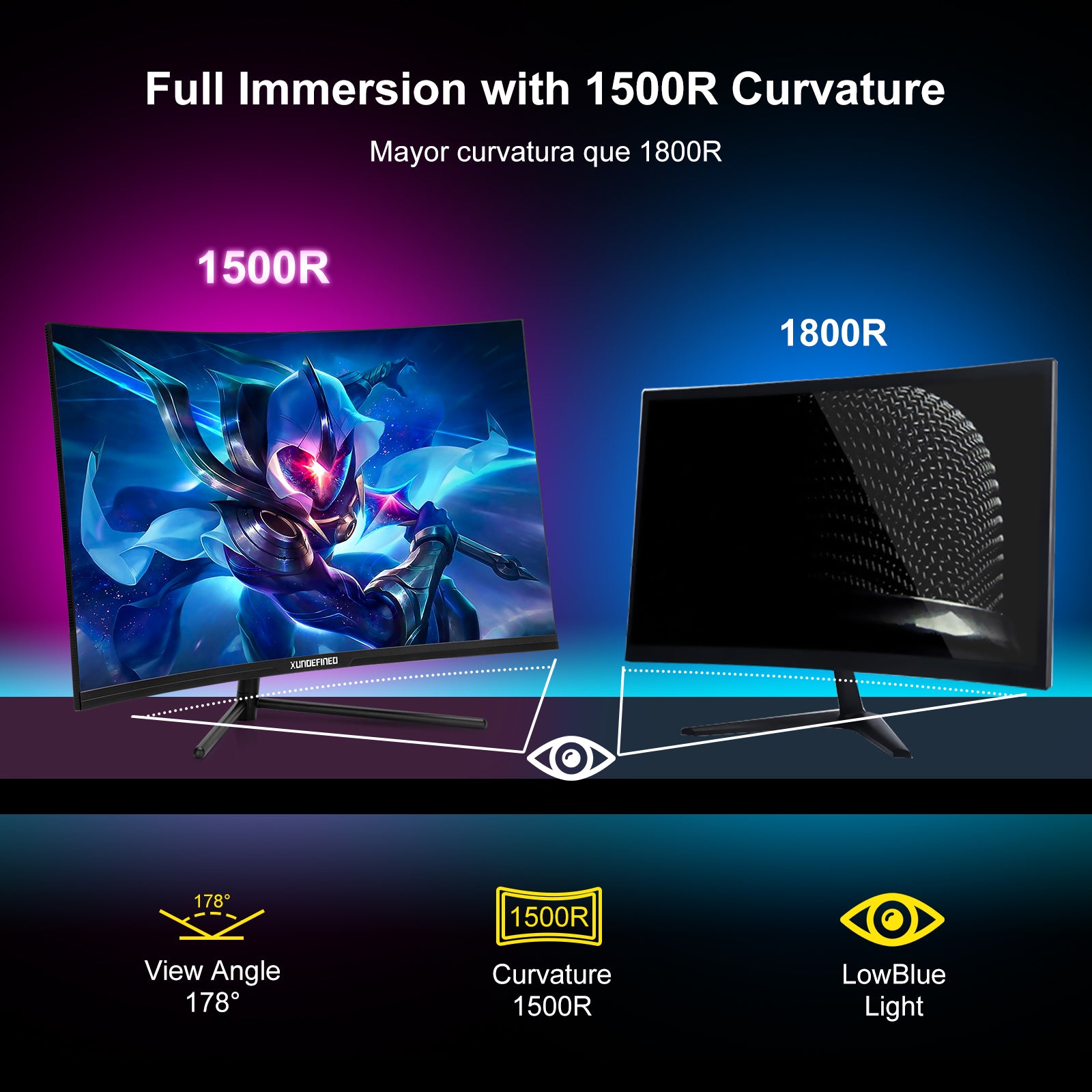 32 inches 1080P 165Hz Curved Surface Gaming Monitor High -definition high resolution