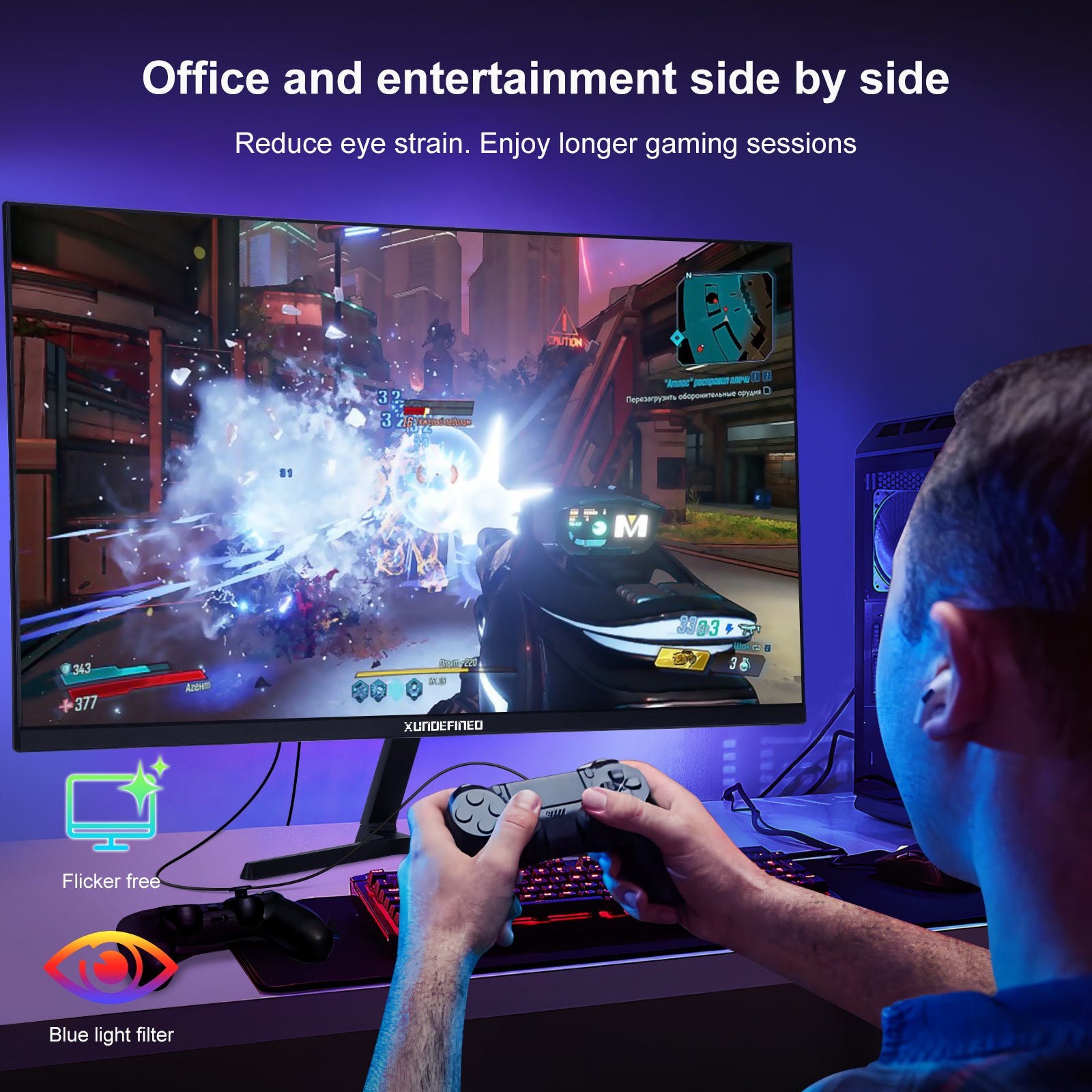 27 inches 1K IPS Panel High Color Gamut Professional Monitor 100HZ Type-C