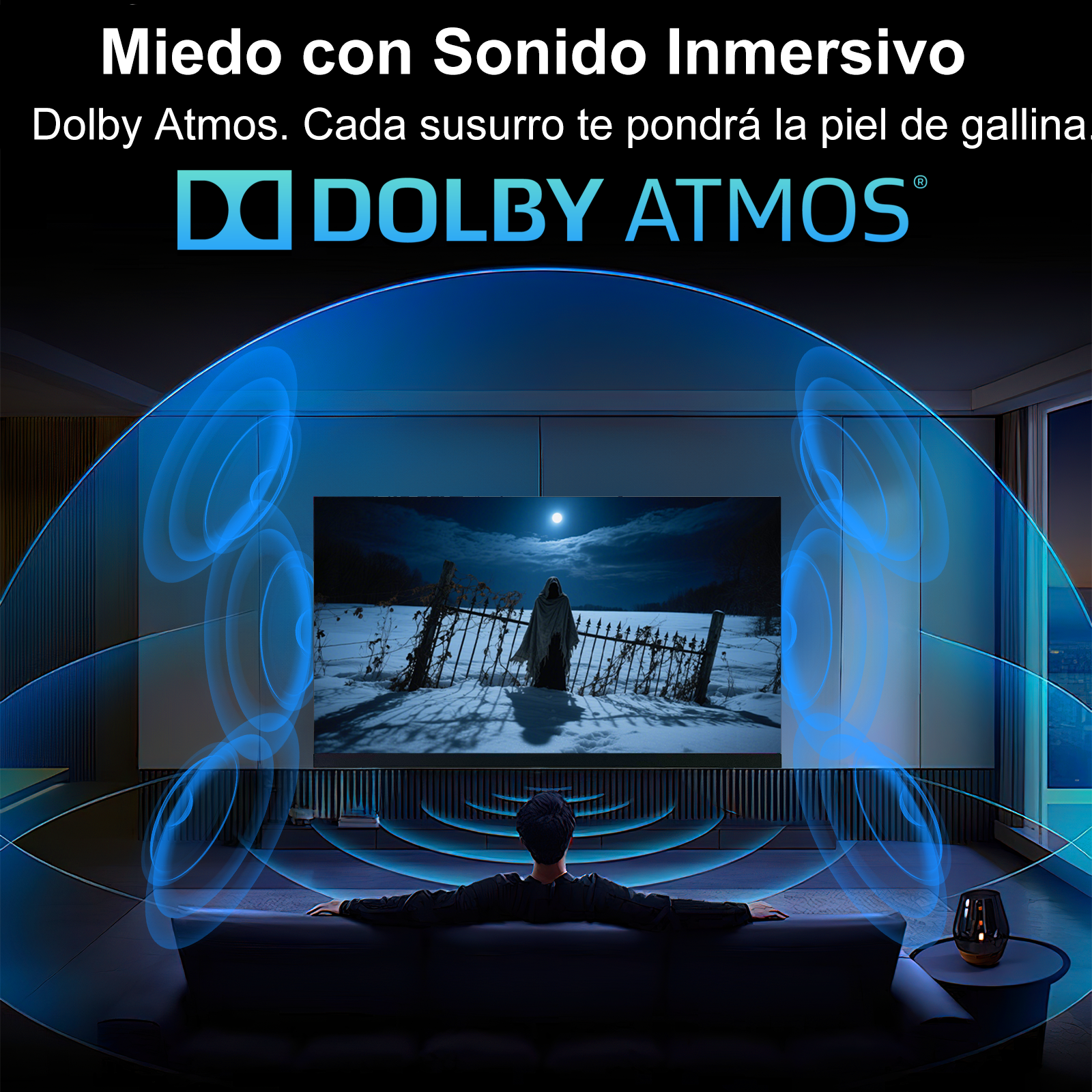 Pantalla Smart Tv Xndefined 50 Qled 4k WHALE OS Fluido con Sonido Potente Dolby Audio y Control por Voz en Español y Modo 2160p para PS5/Xbox