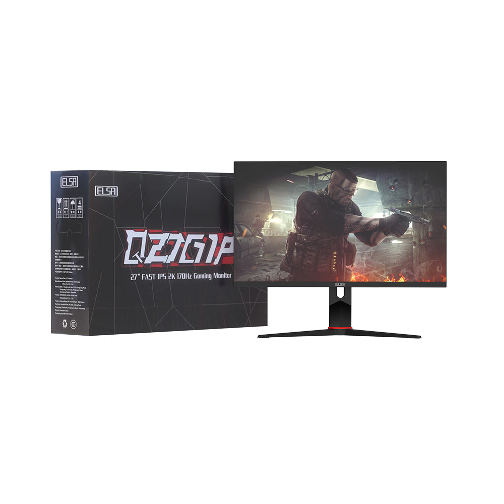 27 inches computer gamer monitor Adjustable height with speaker high resolution wled