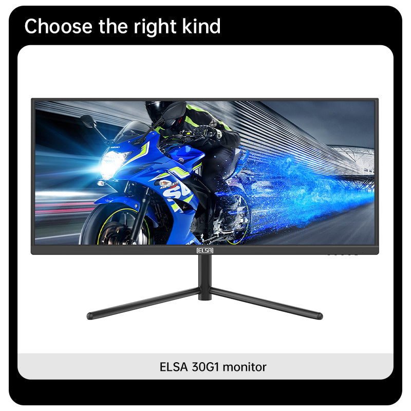 30 inches ELSA gaming computer monitor with speaker HDR game Hard coating HDMI